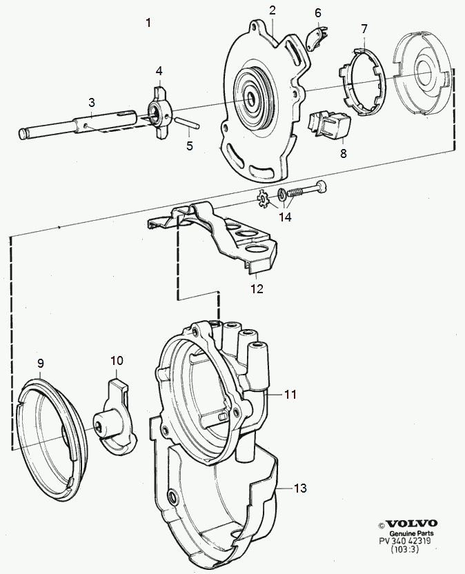 Volvo 1 346 792 - Sensor, ignition pulse onlydrive.pro