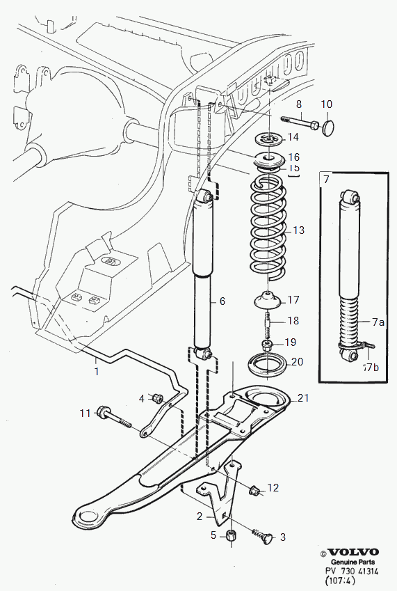 Volvo 1329500 - Shock Absorber onlydrive.pro