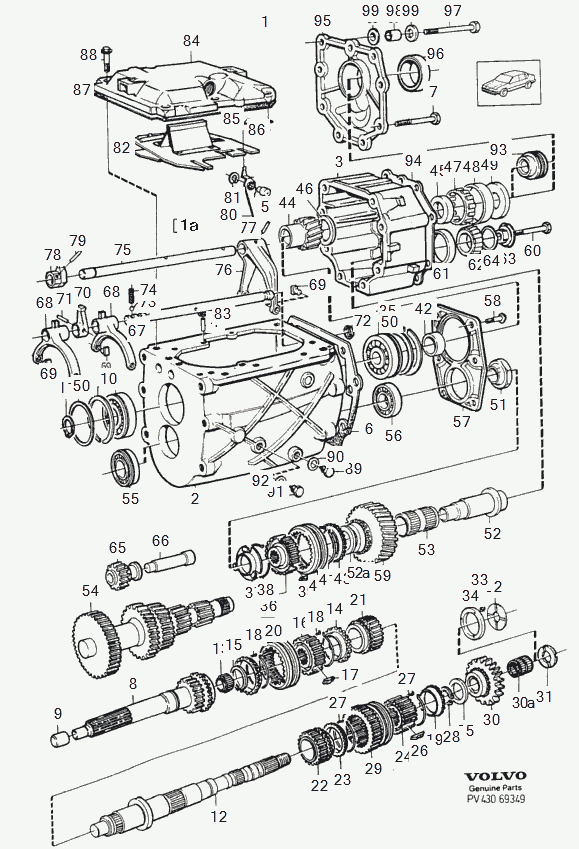 Opel 1340627 - Gearbox 1208544, 1208565: 1.00 pcs. onlydrive.pro