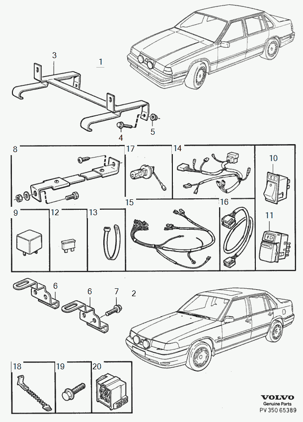 Volvo 1259926 - Relė, pagrindinė srovė onlydrive.pro