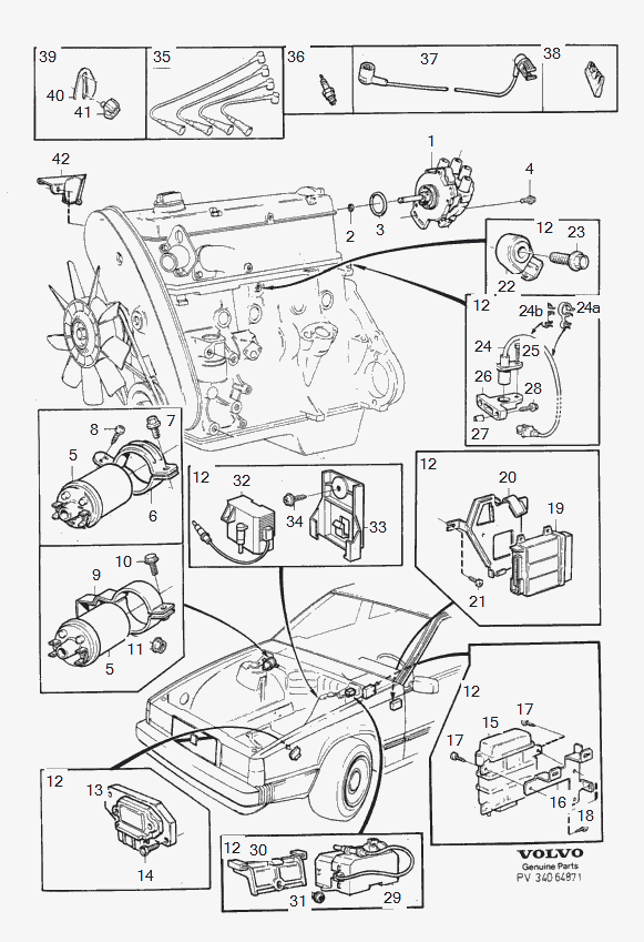 Volvo 2707 46 - Spark Plug onlydrive.pro