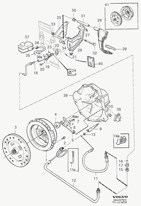 Volvo 6843913 - Slave Cylinder, clutch onlydrive.pro