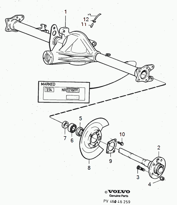 Volvo 1209295 - Stud, wheel hub onlydrive.pro