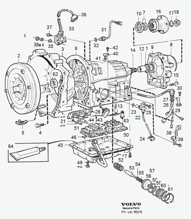 Volvo 3520753 - Shaft Seal, automatic transmission onlydrive.pro