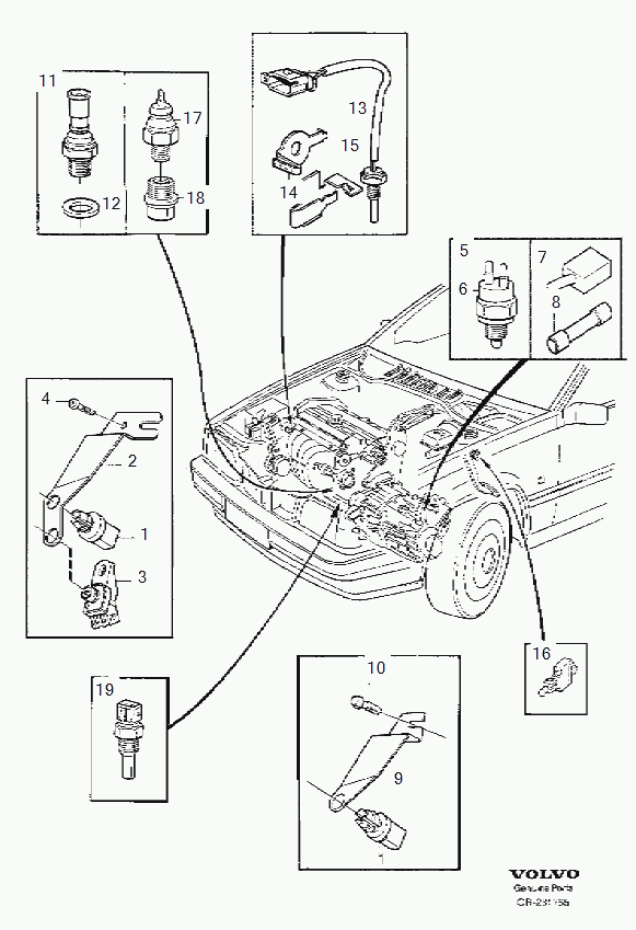 Volvo 3 545 696 - Sender Unit, oil pressure onlydrive.pro