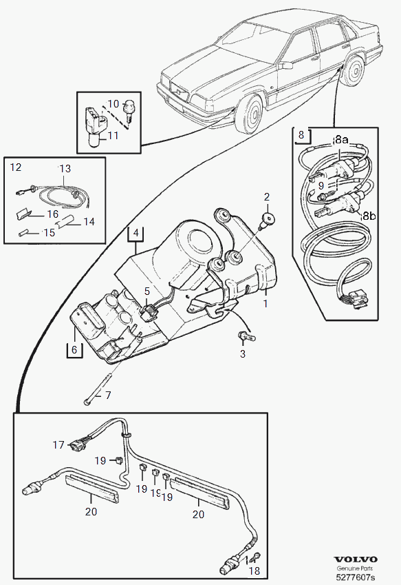 Volvo 6 849 311 - Sensor, wheel speed onlydrive.pro