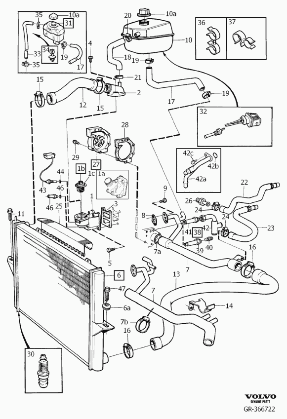 Volvo 9 186 486 - Sensor, coolant temperature onlydrive.pro