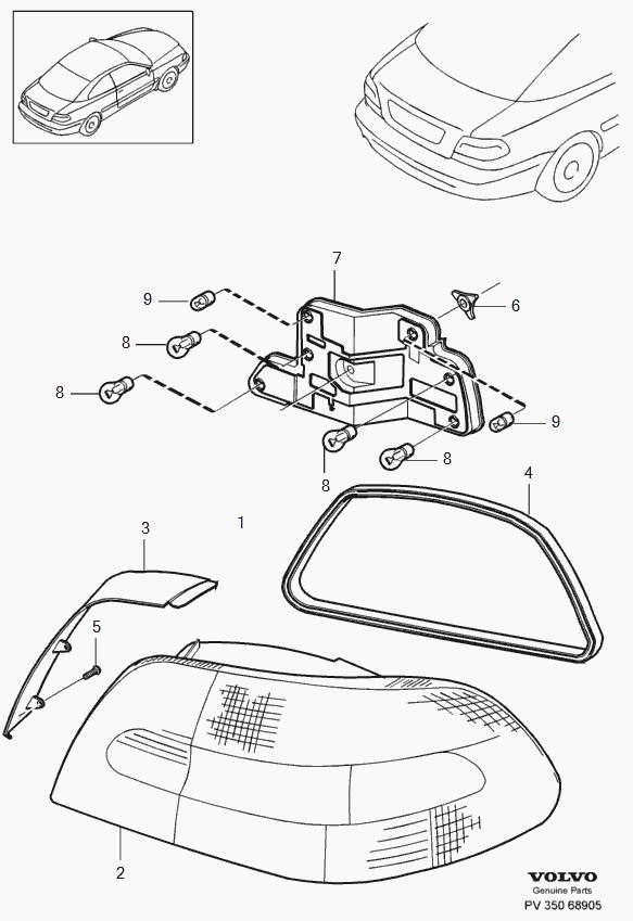 Volvo 965 826 - Bulb, instrument lighting onlydrive.pro