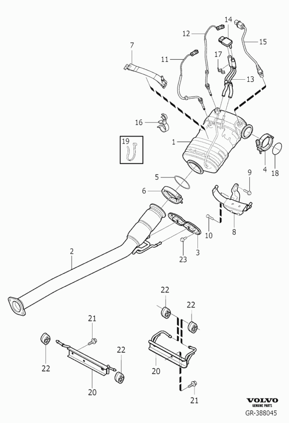 Volvo 31.274.805 - Holding Bracket, silencer onlydrive.pro