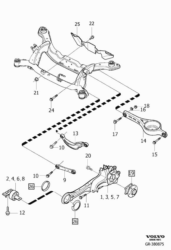 FORD 31212034 - Ремонтный комплект, рычаг подвески onlydrive.pro