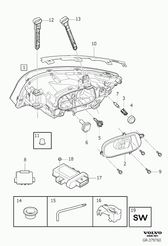 Volvo 31297941 - Предвключенный прибор, газоразрядная лампа onlydrive.pro