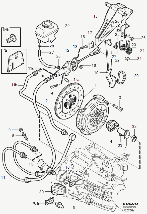 Volvo 9181017 - Slave Cylinder, clutch onlydrive.pro