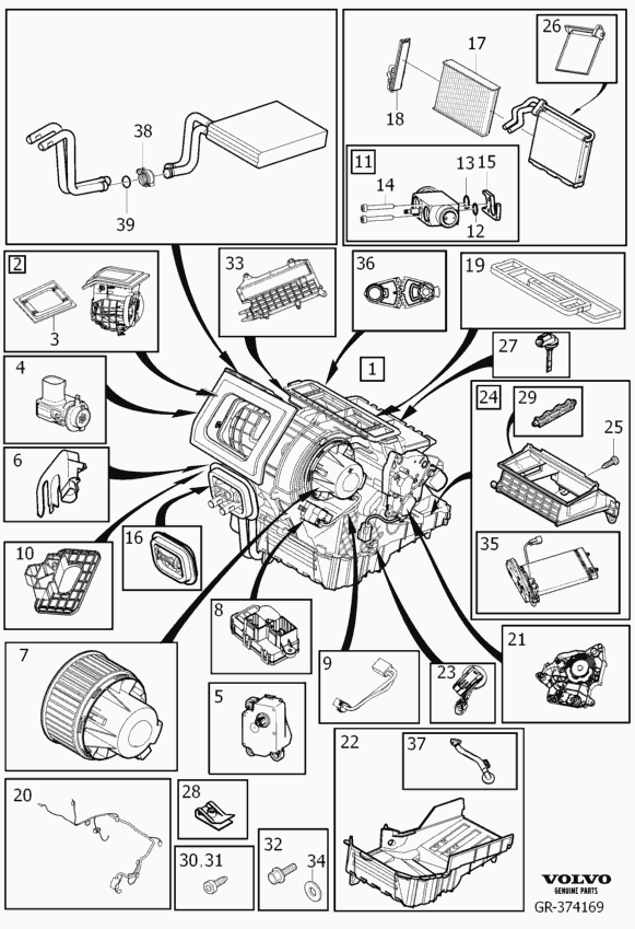 FORD 31 369 455 - Filter, interior air onlydrive.pro