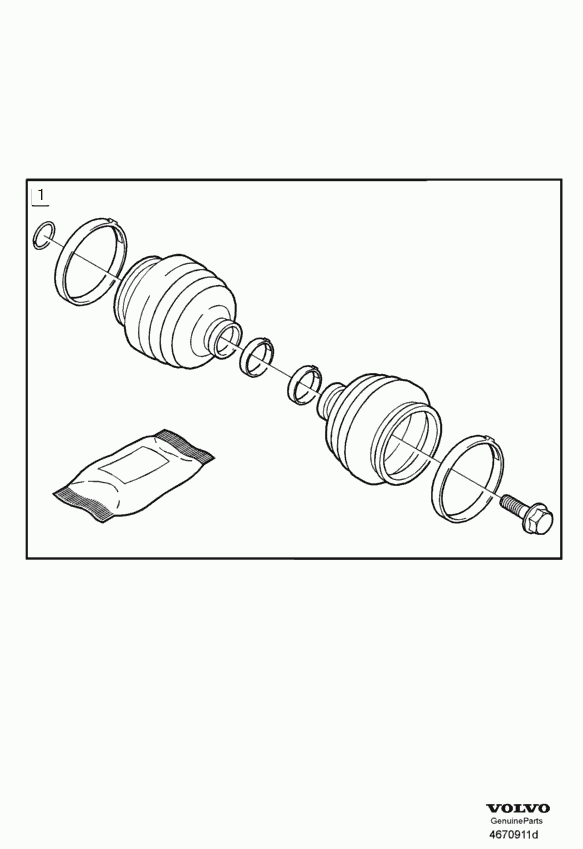 Volvo 272483 - Bellow, drive shaft onlydrive.pro