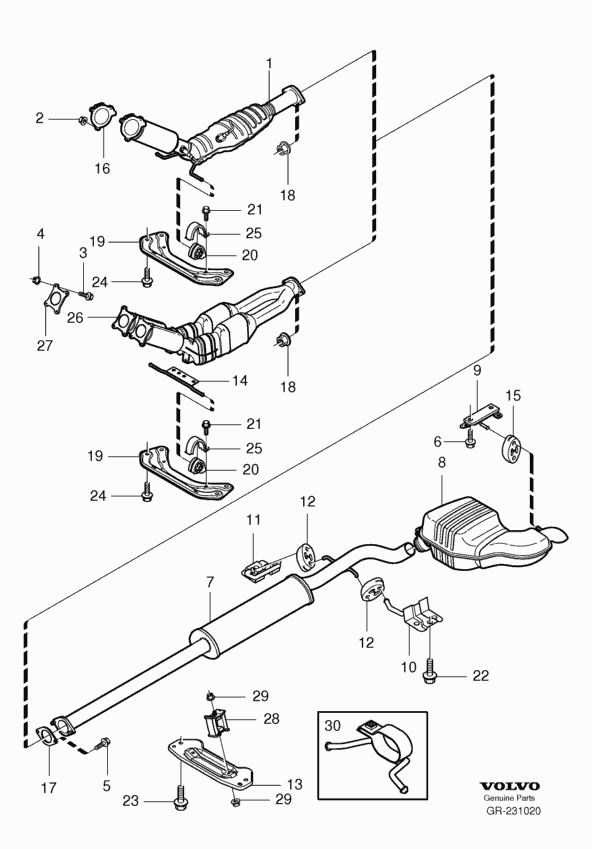 Volvo 9179056 - Gasket, exhaust pipe onlydrive.pro