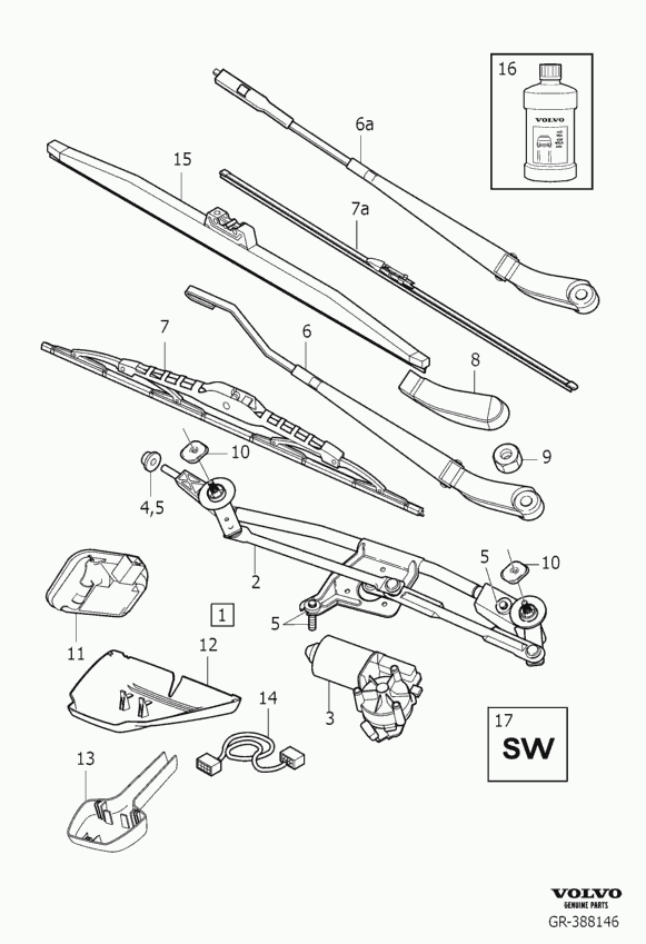 Volvo 31301437 - Wiper Blade onlydrive.pro