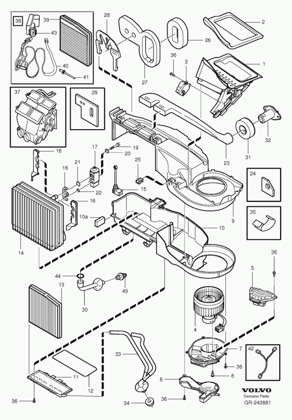 Volvo 30630752 - Фильтр воздуха в салоне onlydrive.pro