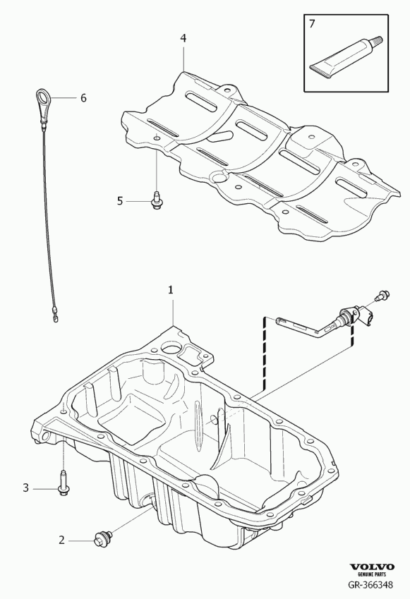 Volvo 30 711 617 - Sump: 1.00 pcs. onlydrive.pro