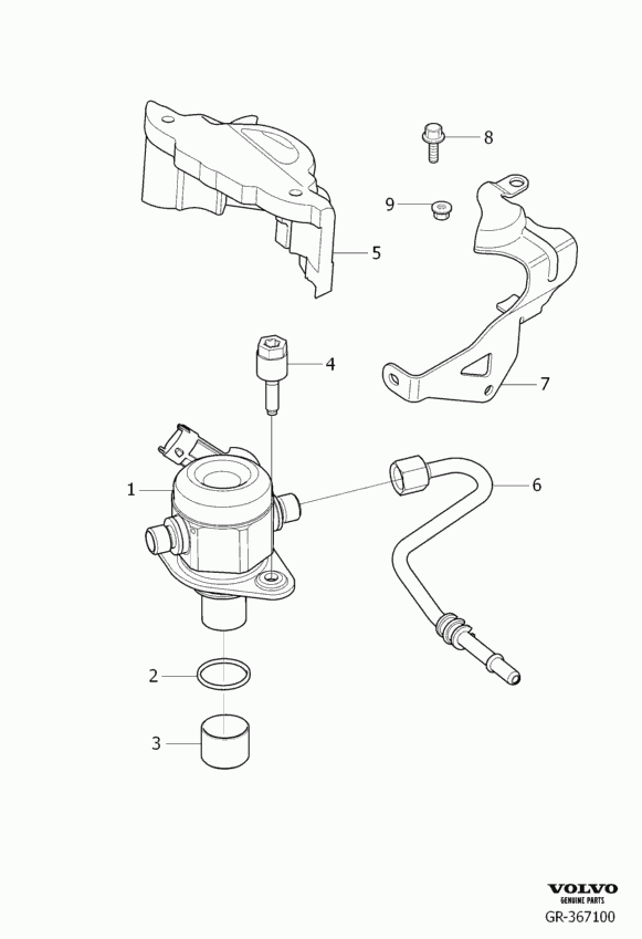 Volvo 31316629 - Plunger, high pressure pump onlydrive.pro