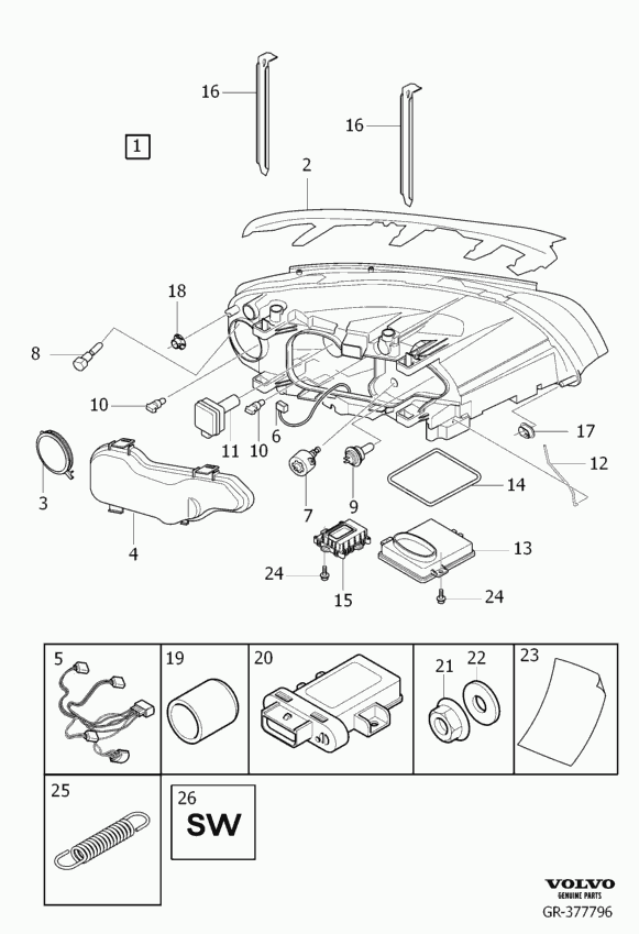 Volvo 985667 - Bulb, door footwell light onlydrive.pro