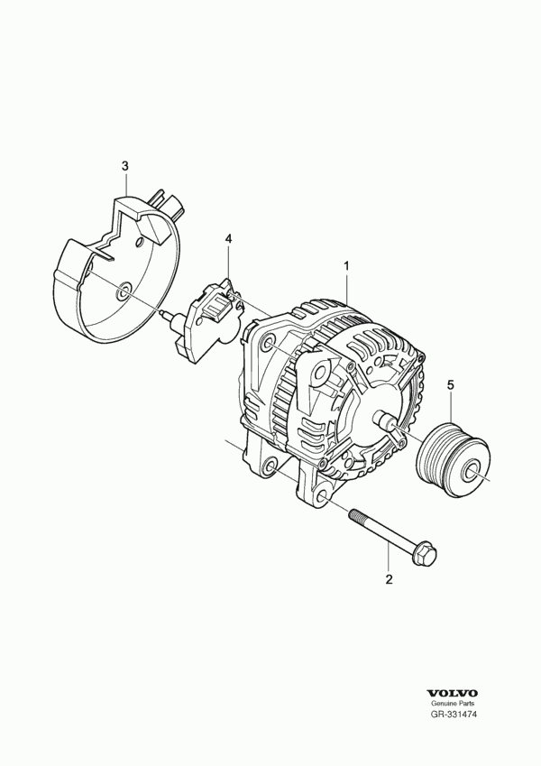 Volvo 3 600 079 8 - Ģenerators onlydrive.pro