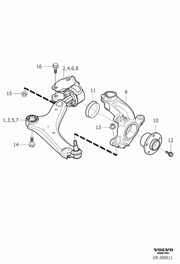 FORD #31277344 - Шаровая опора onlydrive.pro