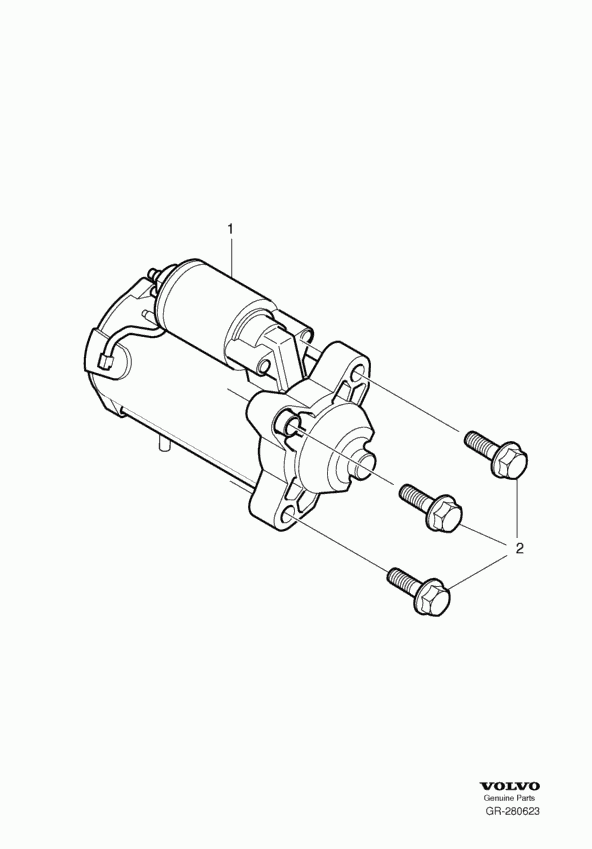 Volvo 3 600 022 1 - Starter onlydrive.pro