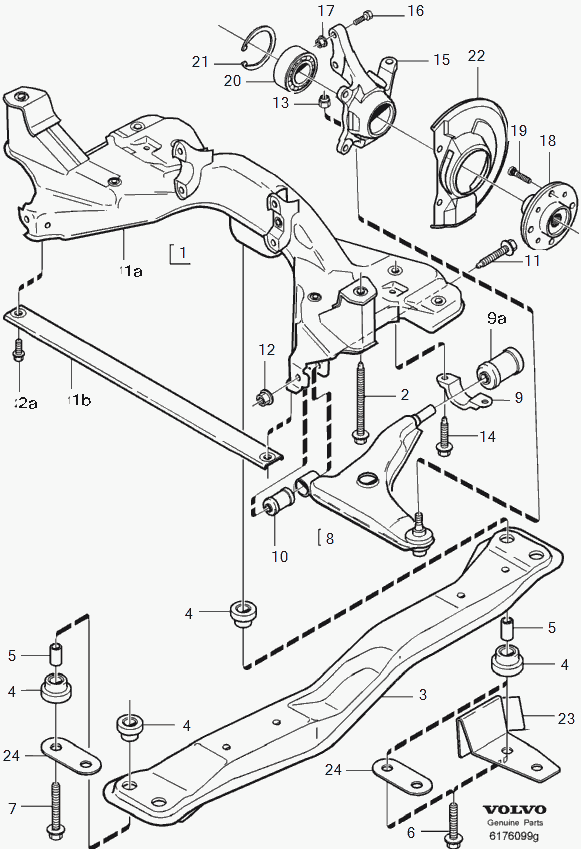 Volvo 30818467 - Piekare, Šķērssvira onlydrive.pro