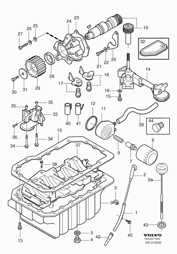 Volvo 30616939 - Oil Cooler, engine oil onlydrive.pro