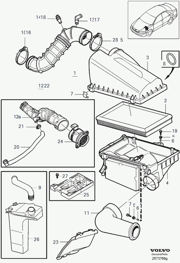 Volvo 30887504 - Air Mass Sensor onlydrive.pro