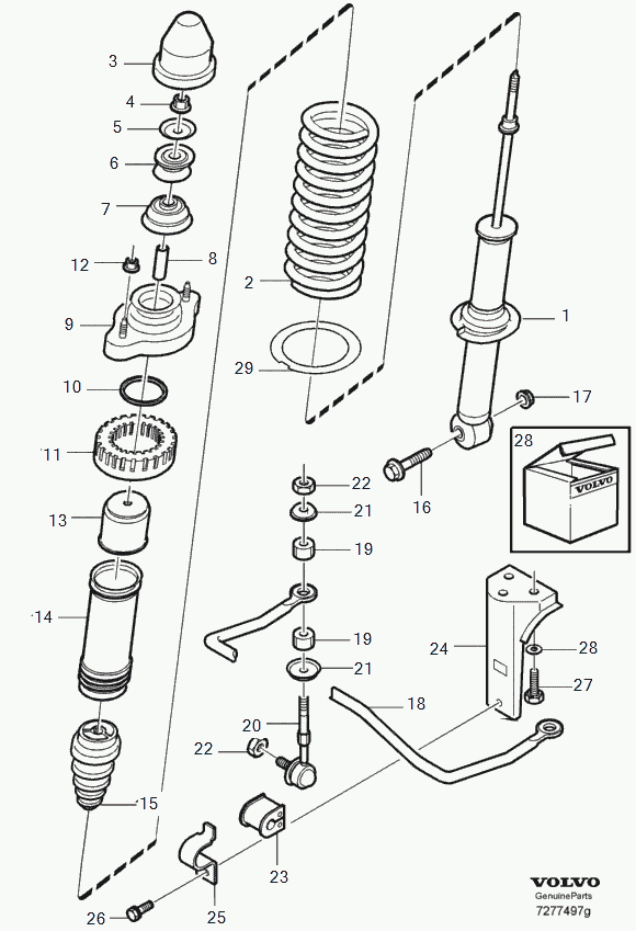 Volvo 30618110 - Shock Absorber onlydrive.pro