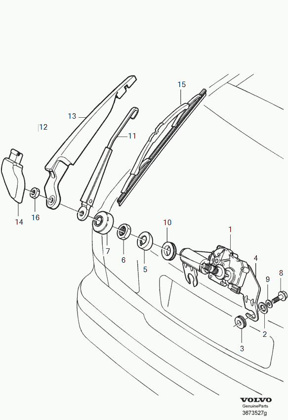 Volvo 9483166 - Wiper Blade onlydrive.pro