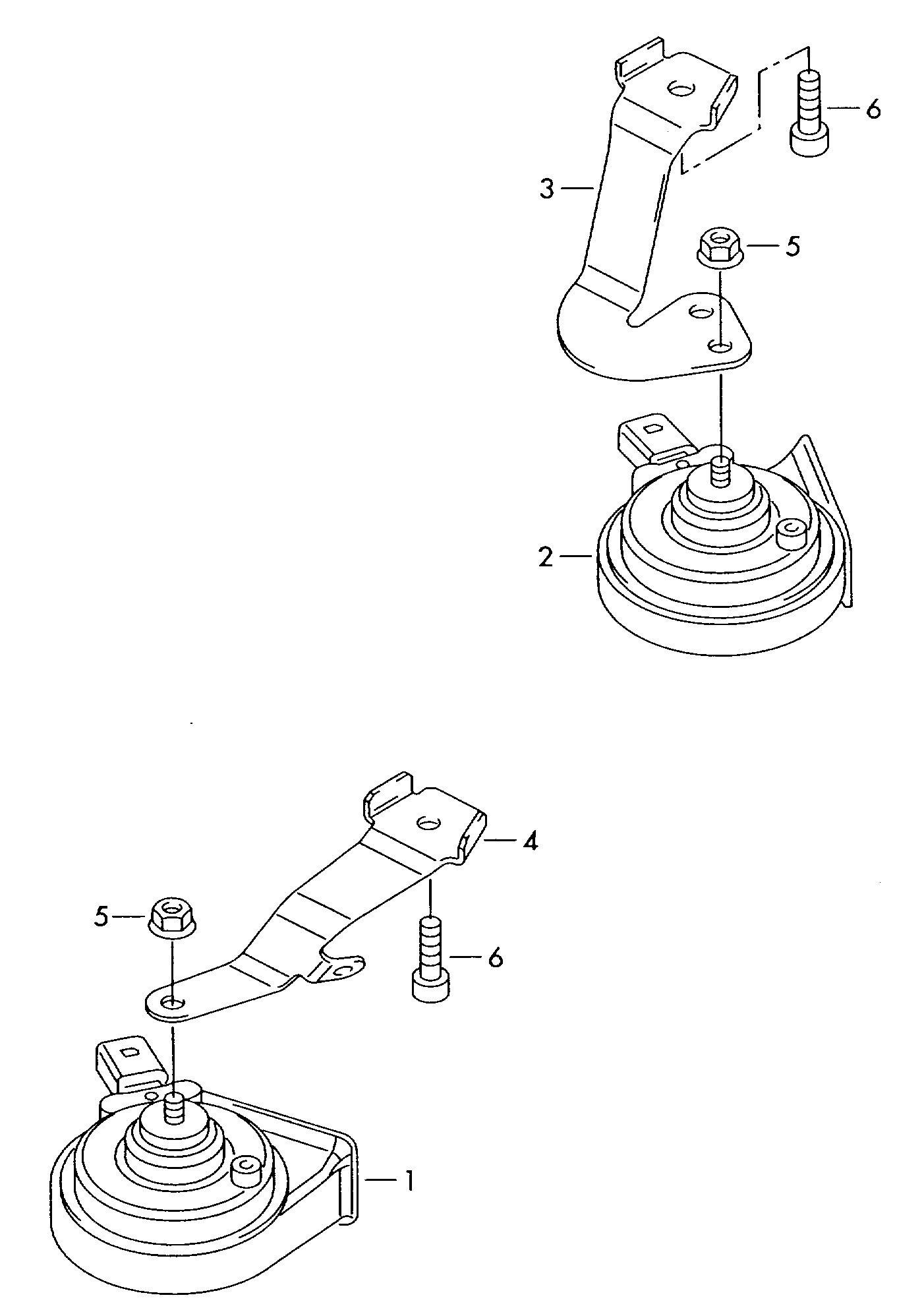 Seat 5C0951223C - Fanfare Horn onlydrive.pro