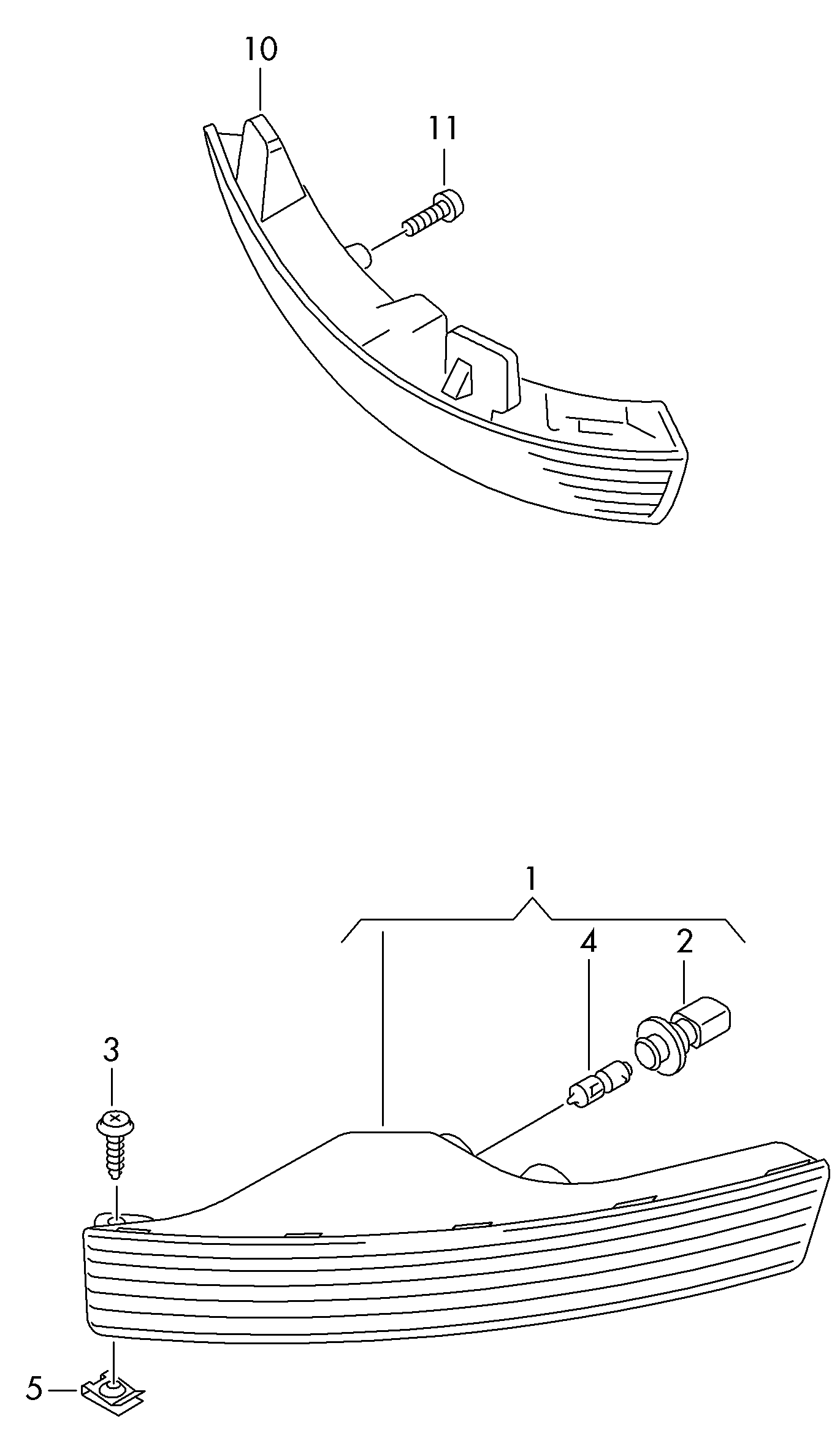 VW 1K0949102 - Outside Mirror onlydrive.pro