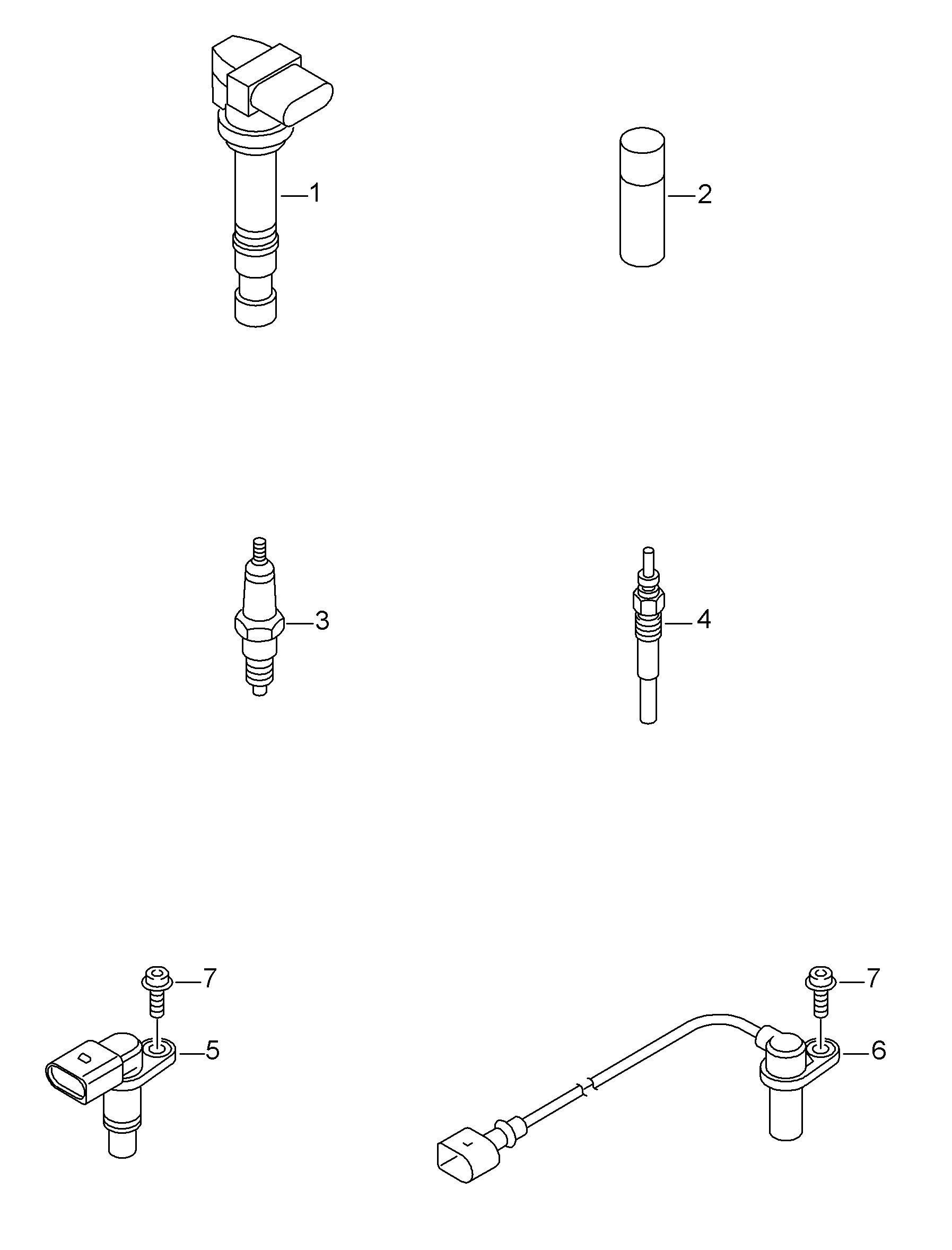 VW 07L 905 163 C - Sensor, camshaft position onlydrive.pro