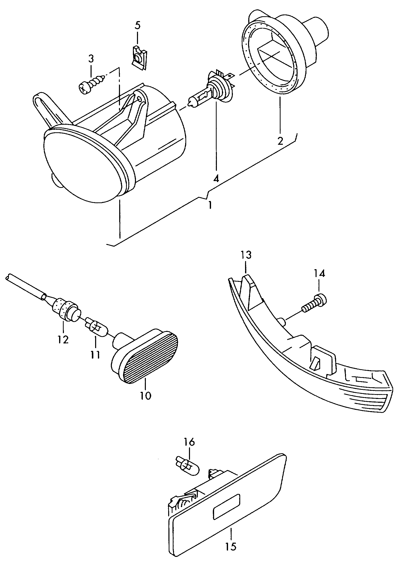 Seat 1J0949117 - Indikatorius onlydrive.pro