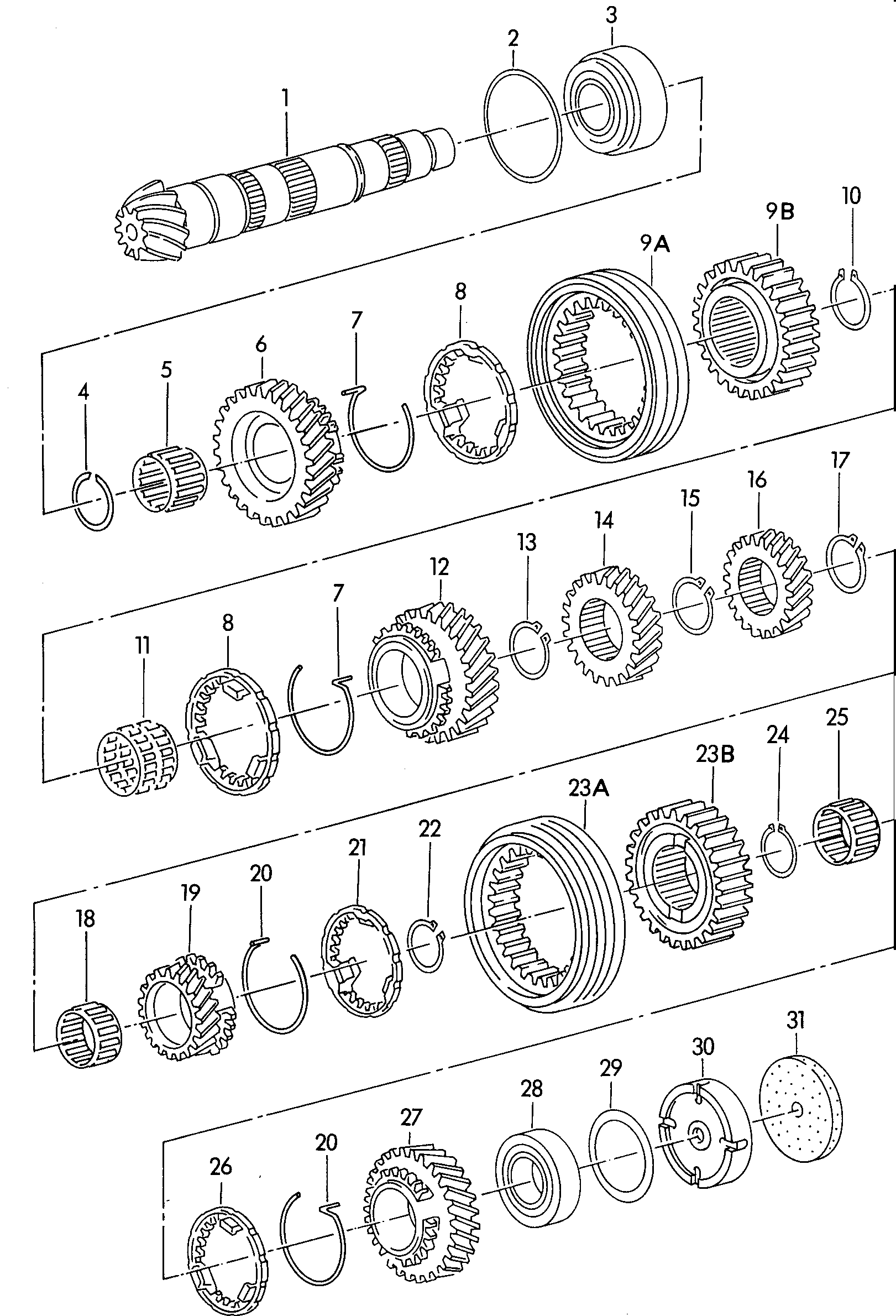 VAG 012 311 116 G - Bearing, manual transmission onlydrive.pro