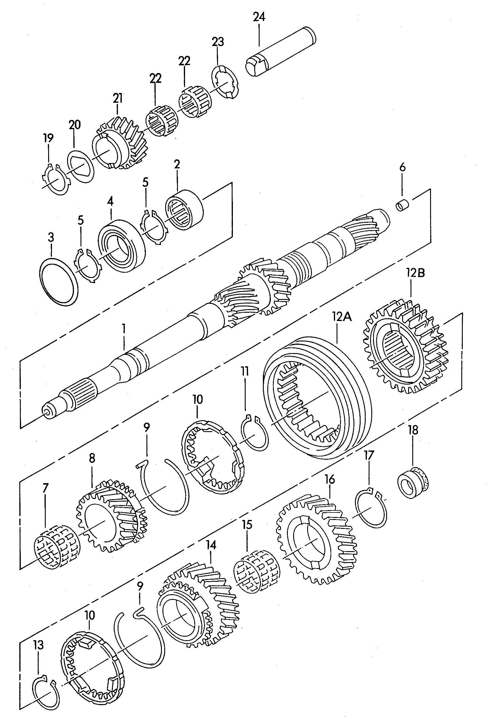 VAG 012 311 123 D - Bearing, manual transmission onlydrive.pro