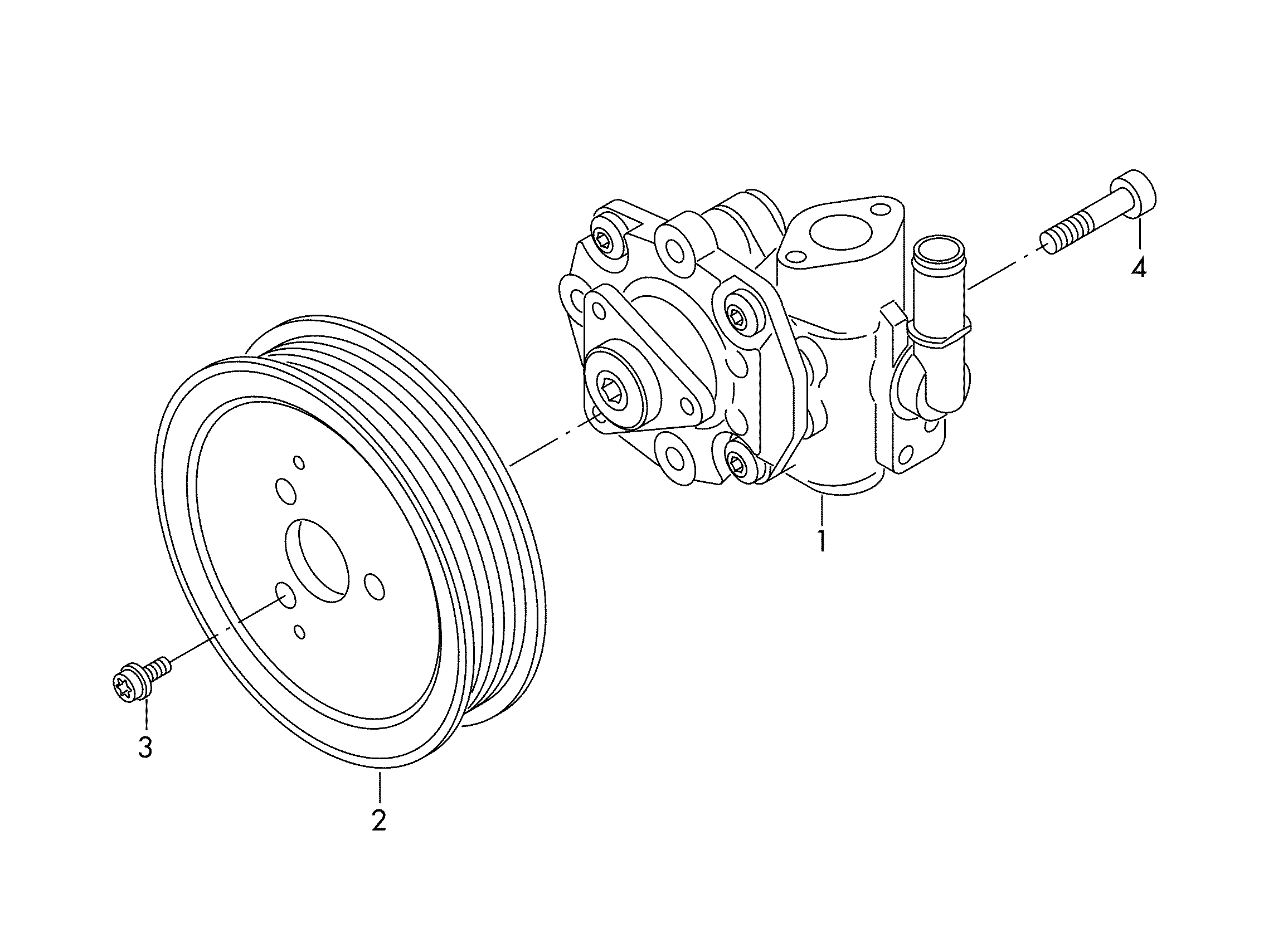 VW 7P6422154A - Hydraulic Pump, steering system onlydrive.pro