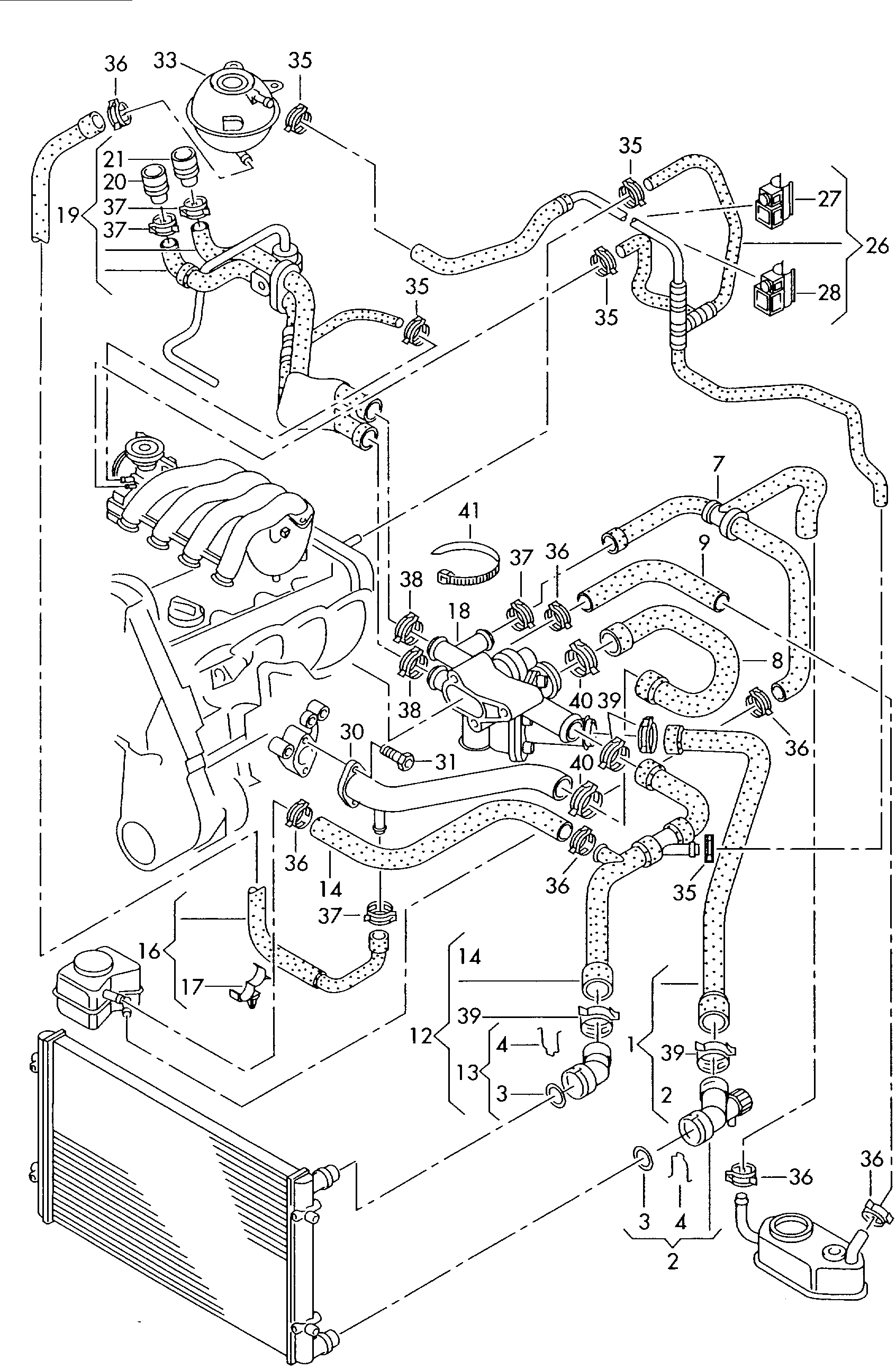 Seat 038 121 119 B - Gasket, thermostat onlydrive.pro