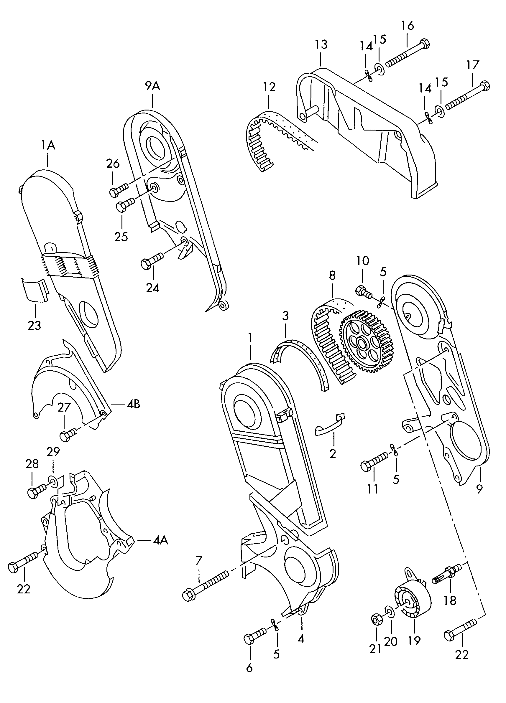 VW N 010 377 1 - Timing Belt Set onlydrive.pro