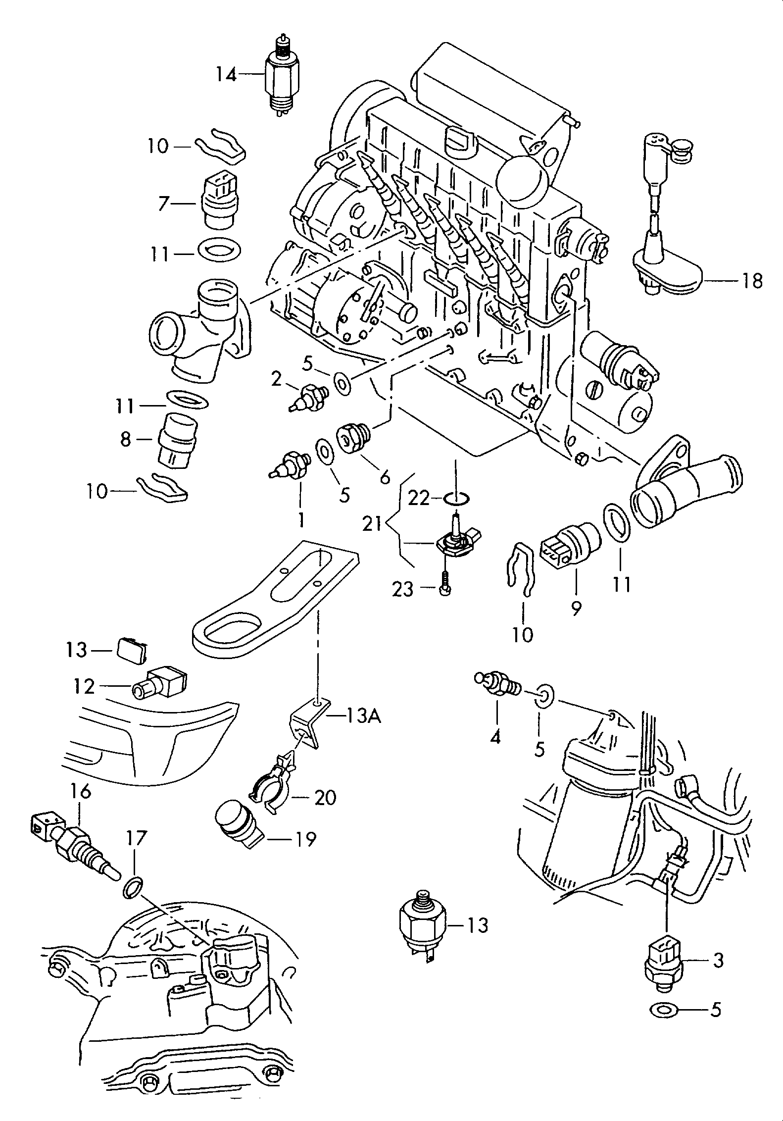 Seat 020 945 415 A - Kytkin, peruutusvalo onlydrive.pro