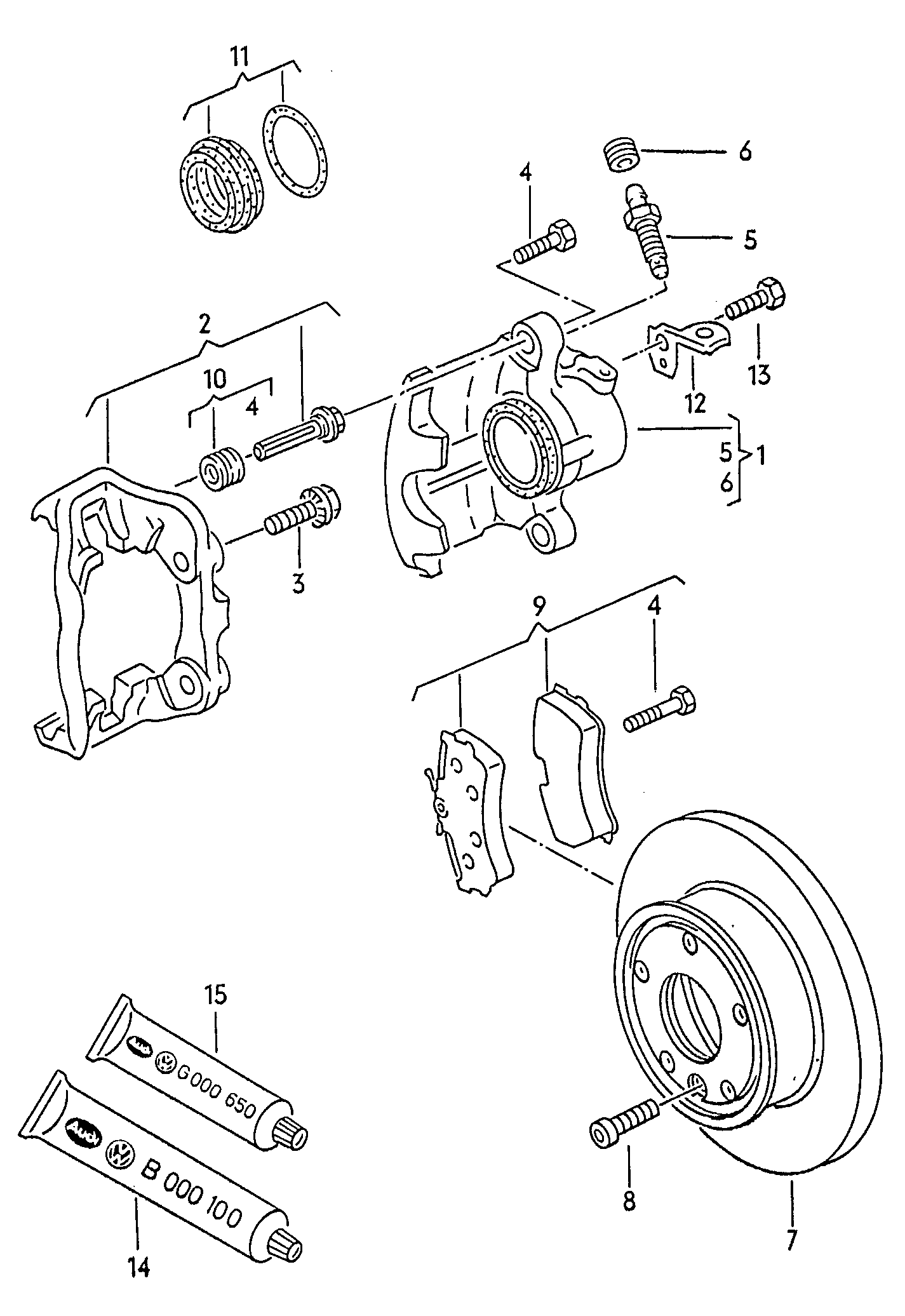 VAG 701698480AX - Brake Caliper onlydrive.pro