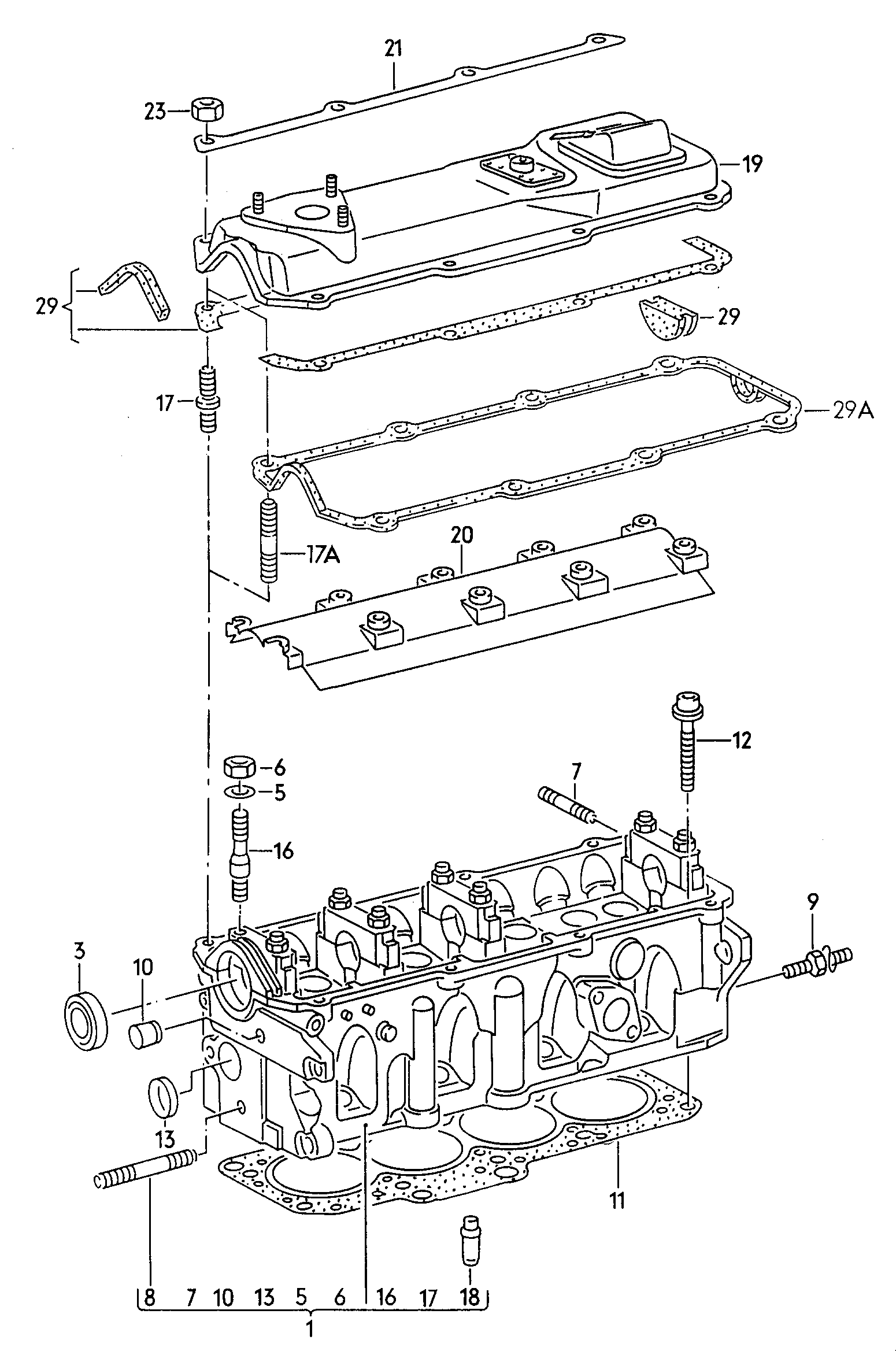 Seat 026 103 547 - Cylinder head: 1 pcs. onlydrive.pro