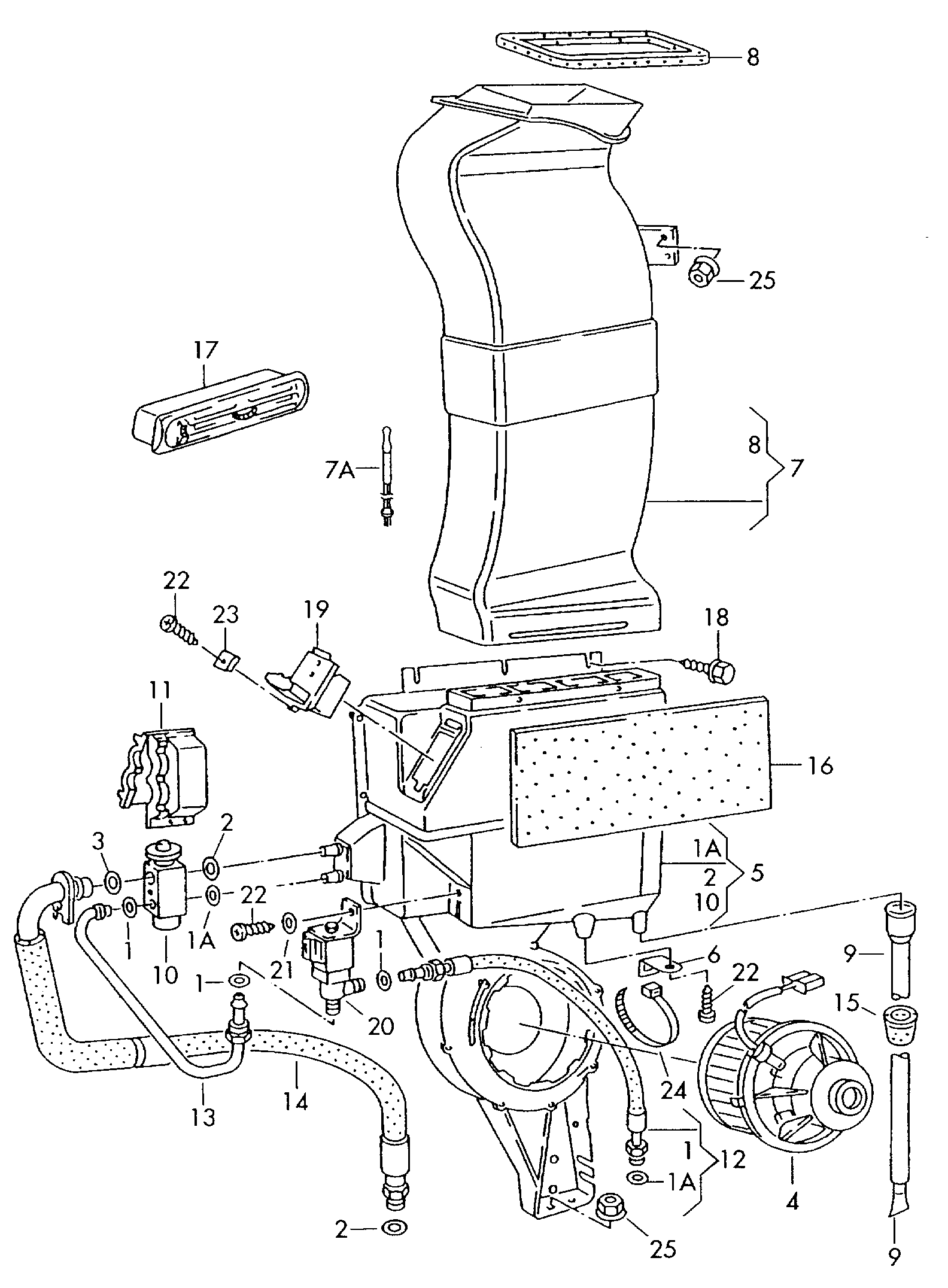 Seat 701 959 263 A - Varža, vidaus pūtiklis onlydrive.pro