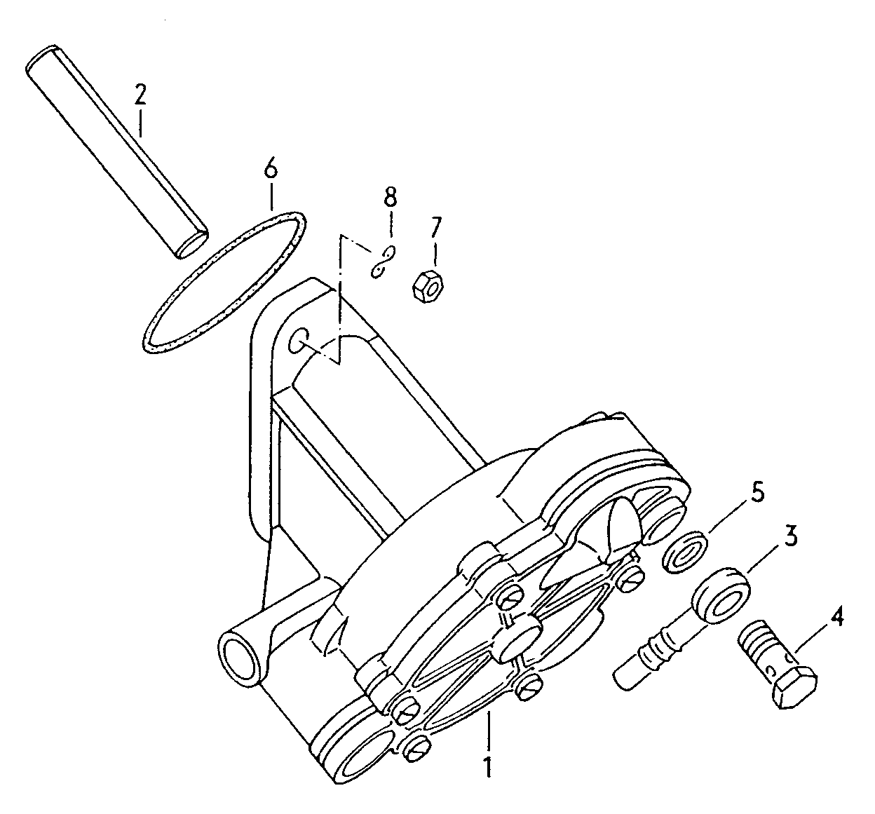 VW 074 145 100 A - Pump,pidurisüsteem onlydrive.pro