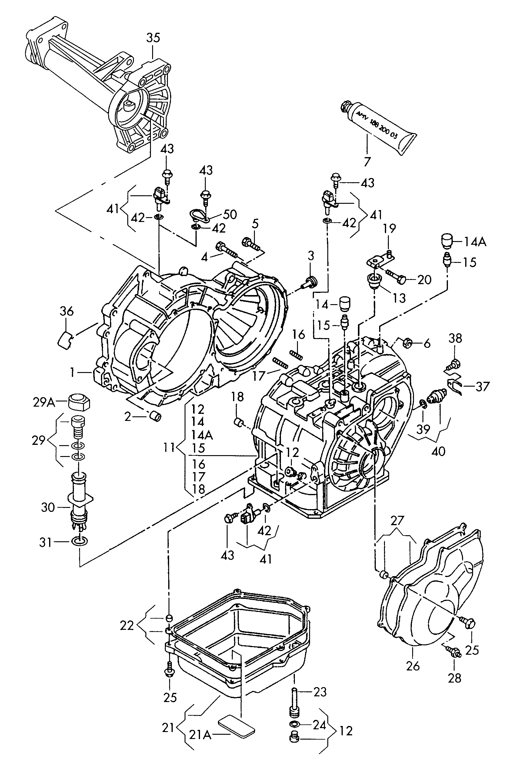 VAG 003321419B - Blīve, Eļļas sūknis onlydrive.pro