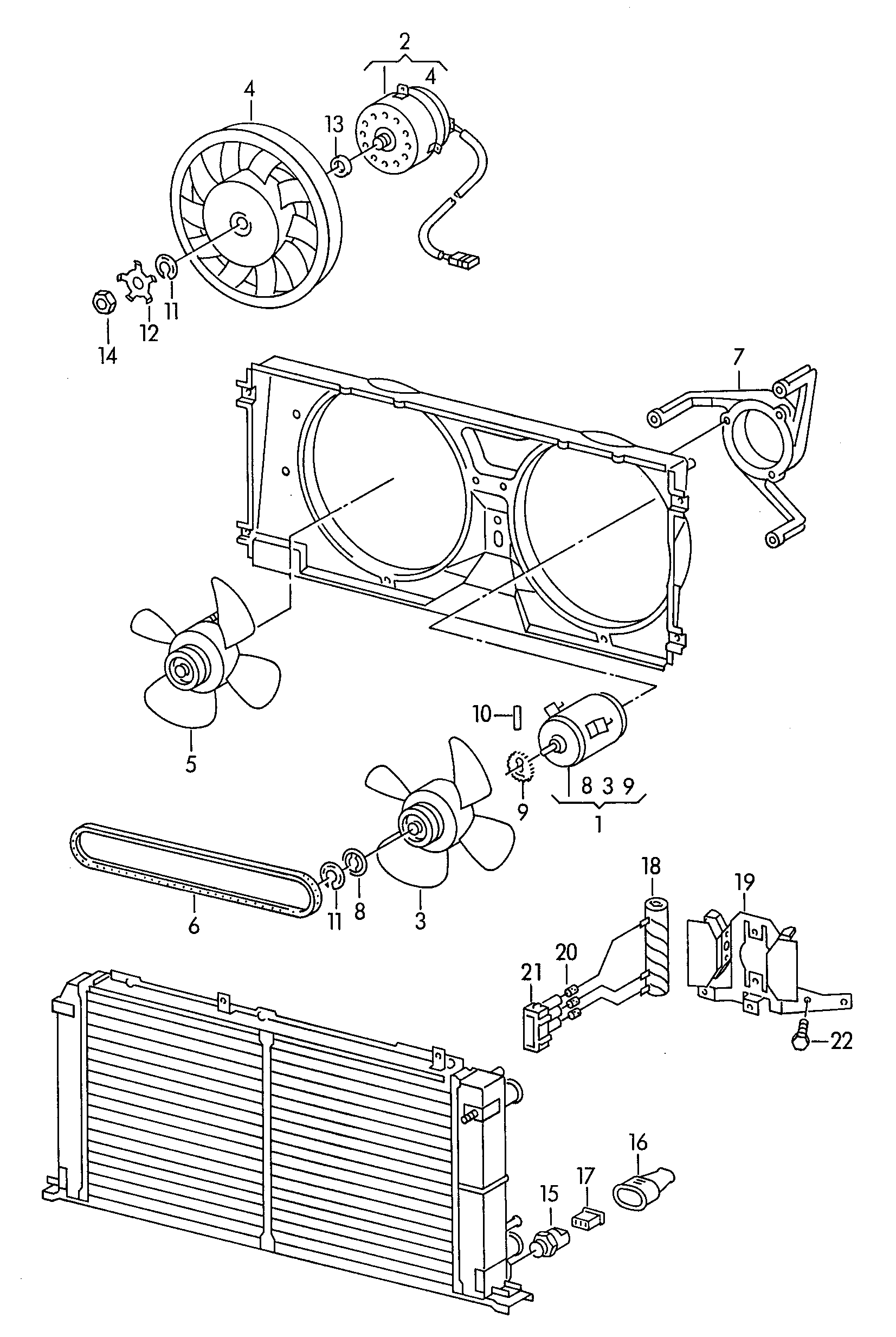 VW 701 959 455 AM - Ventilators, Motora dzesēšanas sistēma onlydrive.pro