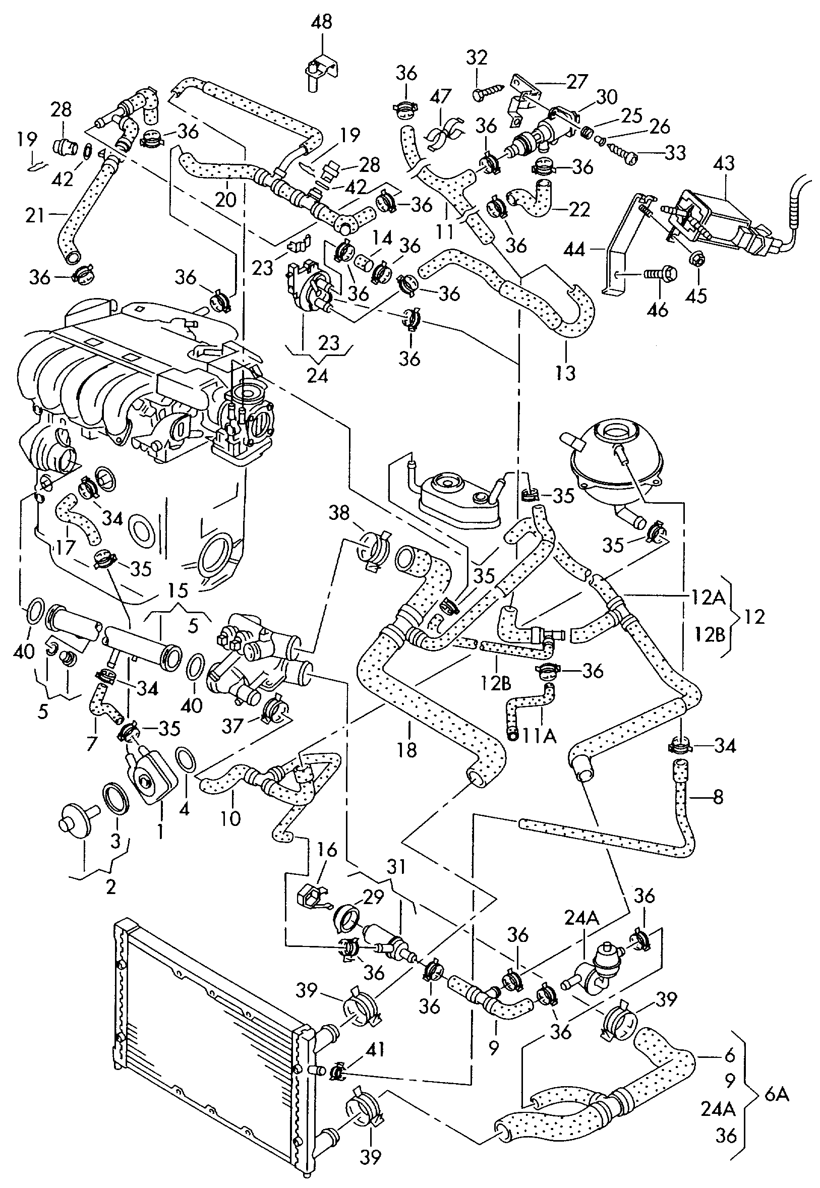 VAG 038117070 - Tihend,õliradiaator onlydrive.pro