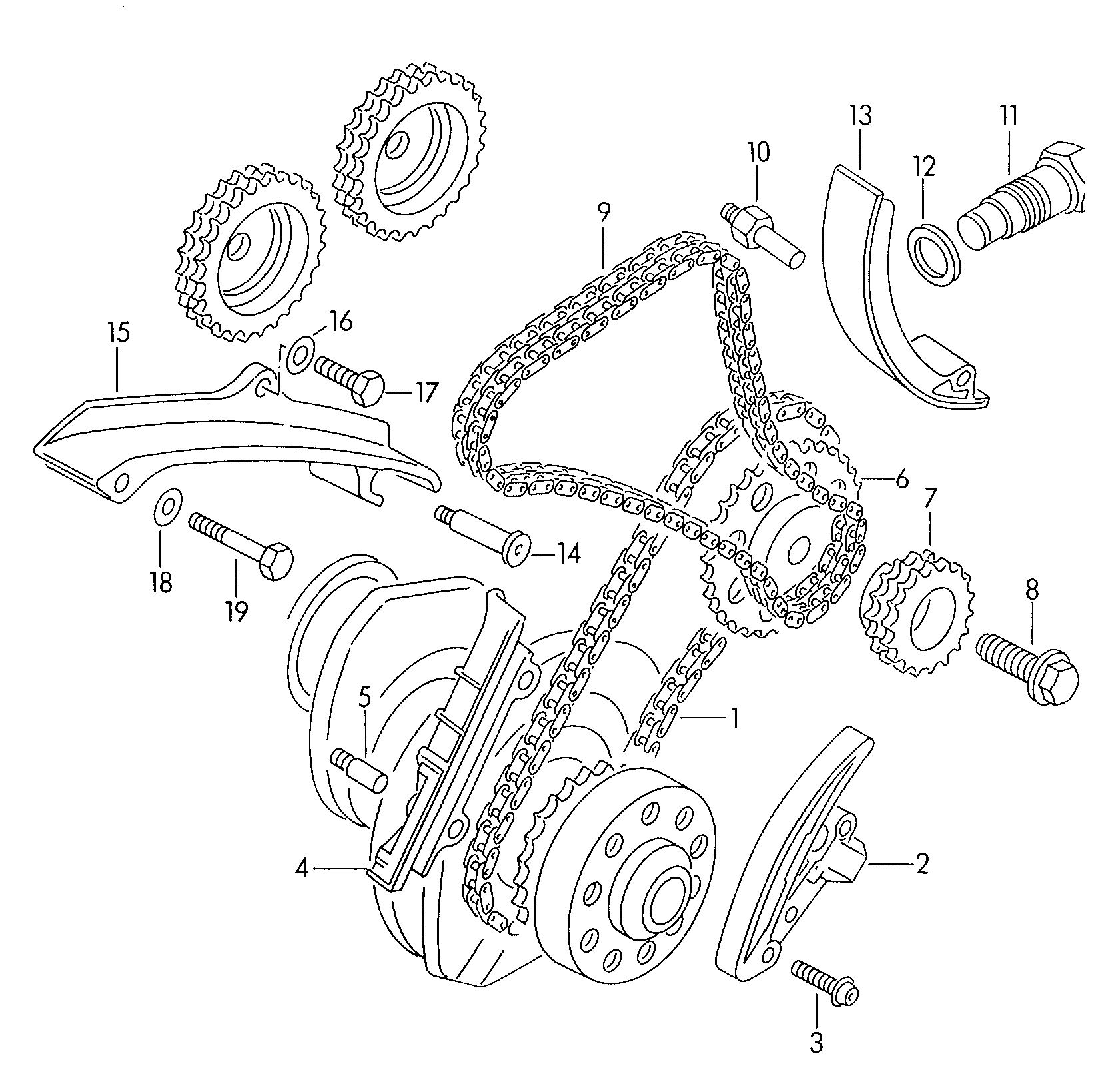 Seat 021 109 503 D - Timing Chain onlydrive.pro